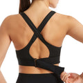 Top Fitness Feminino Fan·Sweet B074 — Push-Up e Alças Versáteis