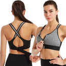 Top Fitness Feminino Fan·Sweet B074 — Push-Up e Alças Versáteis