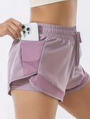 Shorts Fitness Feminino 2 em 1 – Cintura Alta