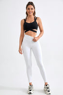 Legging Fitness Feminina Cintura Alta — Bolsos e Tecido Flexível