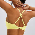 Top Fitness Feminino Anfilia 21178 — Decote V e Costas Cruzadas