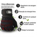 Luvas de Ciclismo Meio Dedo — Antiderrapantes e Respiráveis