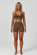 Conjunto Fitness Feminino HANRAN — Tecnologia Seamless