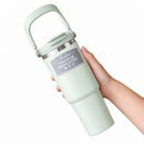 Copo Térmico de Aço Inoxidável 900ml com Alça e Tampa