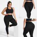 Legging Fitness Feminina Plus Size Seamless — Cintura Alta e Efeito Modelador