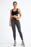Legging Fitness Feminina Cintura Alta — Bolsos e Tecido Flexível
