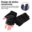 Luvas de Ciclismo Meio Dedo — Antiderrapantes e Respiráveis