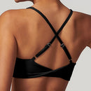 Top Fitness Feminino Anfilia 21178 — Decote V e Costas Cruzadas