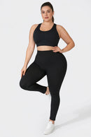 Legging Fitness Feminina Plus Size Seamless — Cintura Alta e Efeito Modelador