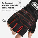 Luvas de Ciclismo Meio Dedo — Antiderrapantes e Respiráveis