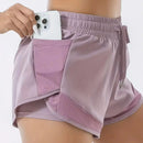 Shorts Fitness Feminino 2 em 1 – Cintura Alta