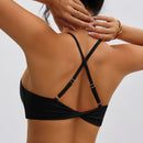 Top Fitness Feminino Anfilia 21178 — Decote V e Costas Cruzadas