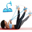 Extensor Elástico com Pedais e Pegadores – Treino Multifuncional
