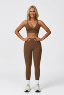 Conjunto Fitness Feminino HANRAN — Tecnologia Seamless