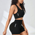 Conjunto Fitness Feminino Sem Costura – Top e Short