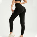 Legging Fitness Feminina — Cintura Elástica e Bolsos Laterais