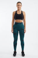 Legging Fitness Feminina Tie-Dye Sem Costura — Cintura Alta