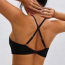 Top Fitness Feminino Anfilia 21178 — Decote V e Costas Cruzadas