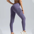 Legging Fitness Feminina — Cintura Elástica e Bolsos Laterais
