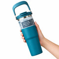Copo Térmico de Aço Inoxidável 900ml com Alça e Tampa