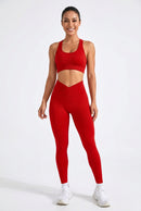Legging Fitness Feminina Seamless — Cintura Alta e Efeito Modelador