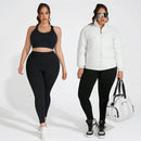 Legging Fitness Feminina Plus Size Seamless — Cintura Alta e Efeito Modelador