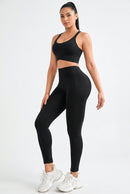 Legging Fitness Feminina Cintura Alta — Bolsos e Tecido Flexível