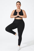 Legging Fitness Feminina Plus Size Seamless — Cintura Alta e Efeito Modelador