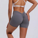 Shorts Fitness Feminino Cintura Alta – Efeito V e Ajuste Perfeito