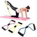 Extensor Elástico de Resistência 8 Formas – Treino Prático em Qualquer Lugar