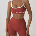 Conjunto Fitness Feminino com Design Color Block