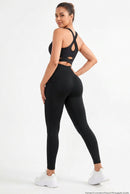 Legging Fitness Feminina Cintura Alta — Bolsos e Tecido Flexível