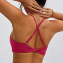 Top Fitness Feminino Anfilia 21178 — Decote V e Costas Cruzadas
