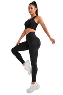 Legging Fitness Feminina Seamless — Cintura Alta e Efeito Modelador